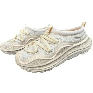 Hoka One One Womens 11.5 Mens 10.5 Vanilla Ora Primo Recover Slide Sneaker Shoes